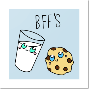 Milk and Cookies BFF Posters and Art